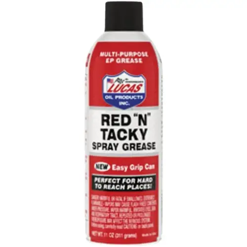 Lucas LUCA11025 Oil 11 Oz. Red N Tacky Grease Aerosol