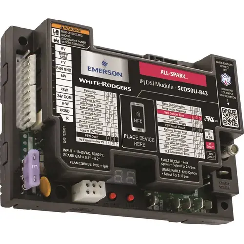White Rodgers 50D50U-843 White-Rodgers All-Spark Univ Intermittent Pilot/direct Spark 24v Ignition Module