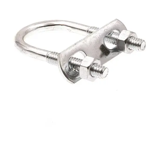 GENERIC 9071931 Generic U-Bolts, Round Bend, Zc Sl, Package Of 10.