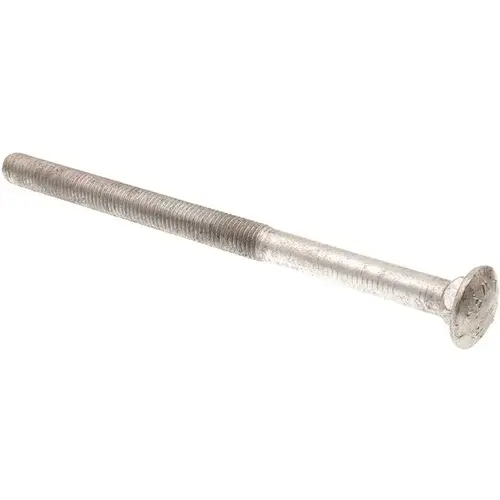 GENERIC 9065395 Generic Carriage Bolts, A307 Grade A Hot Dip Galvan Steel, Package Of 10.