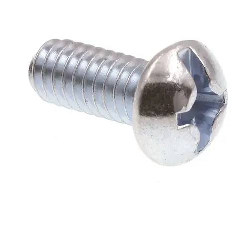 GENERIC 9005203 Generic 1/4"-20 X 5/8" Machine Screw, Round Head, Phillips/combo, Zinc, Package Of 75