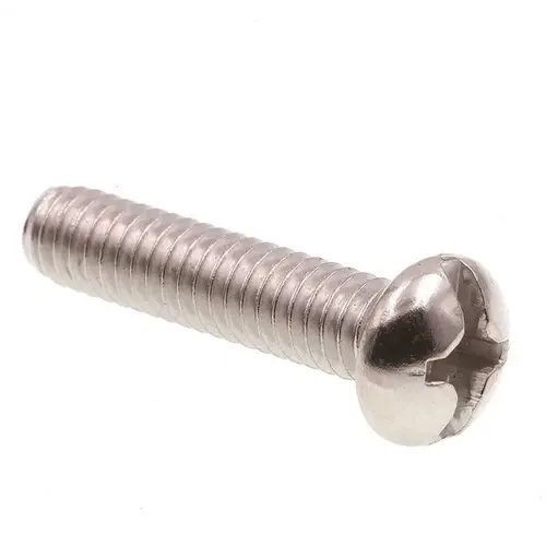 GENERIC 9005015 Generic Machine Screws, Round Hd, Phil/ Slot Com, #12., Ss, Package Of 100