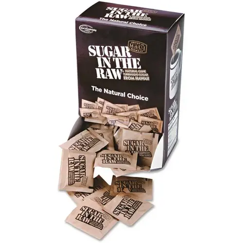 Sugar In The Raw SMU00319CT Sugar In The Raw Unrefined Sugar Made From Sugar Cane, Case Of 400