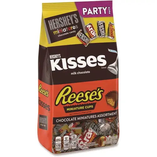 Hershey's GRR24600417 Hershey'S Miniatures Variety Party Pack, Assorted Chocolates, 35 Oz Bag