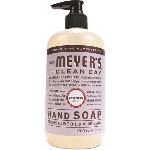 Mrs. Meyer's SJN651311 Mrs. Meyer'S Clean Day Liquid Hand Soap, Lavender, 12.5 Oz, Case Of 6
