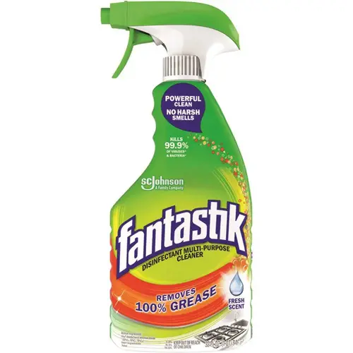 FANTASTIK SJN306387 Fantastik 32 Oz Disinfectant Multi-Purpose Cleaner Fresh Scent, Case Of 8