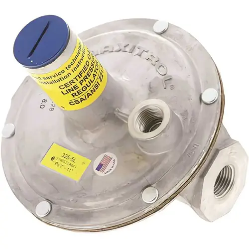Maxitrol 325-5L-1/2 Maxitrol 1/2" Npt 2 PSI Max Inlet 7-11" Wc Outlet Line Pressure Gas Regulator