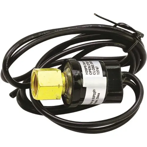 SUPCO SFC275350 Supco Low Pressure Fan Cycling Switch, 275 PSI Open, 350 PSI Closed