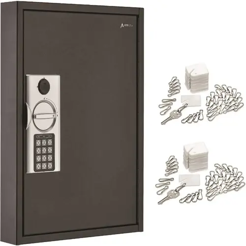 Adir Office ADI680-60-BLK-689-PKG Adir Office 60-Key Stel Hd Digtl Lock Key Cabint Blck W/100 Key Tag Package Of 2