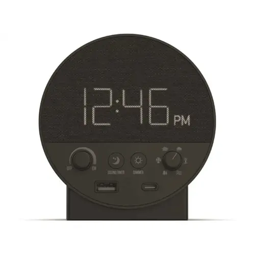 Nonstop NSR-BK Nonstop Station Digital Alarm Clock R- Black