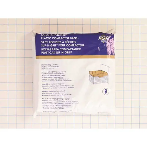 Whirlpool Replacement Compactor Bag For Trash Compactor, Part# W10165295bu