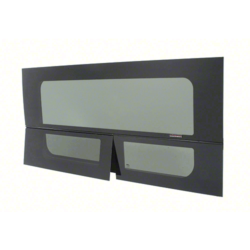 2014+ OEM Design 'All-Glass' Look Ram ProMaster Passenger Side Sliding Door T-Vent Window 136" & 159" Wheelbase Only