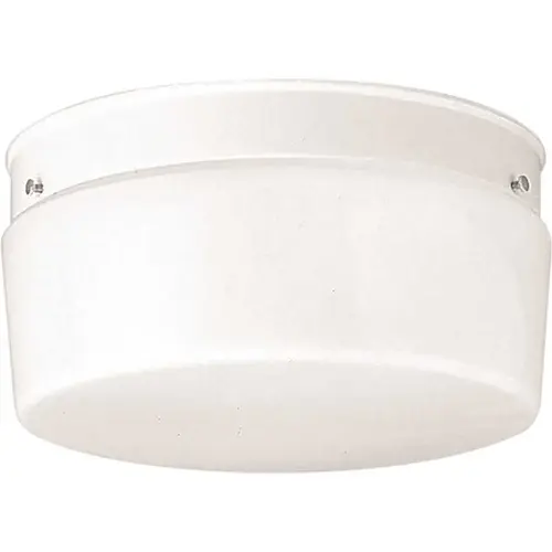 Progress Lighting P3520-30 Progress Lighting White Two-Light Flush Fixture 10.75 X 5.375