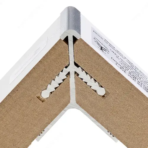 Richelieu Hardware 25MC130810-XCP6 Round Corner Protection Molding with Interior Legs - pack of 6
