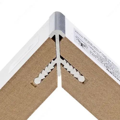 Richelieu Hardware 25MC900810-XCP6 Round Corner Protection Molding without Interior Legs 90 - pack of 6