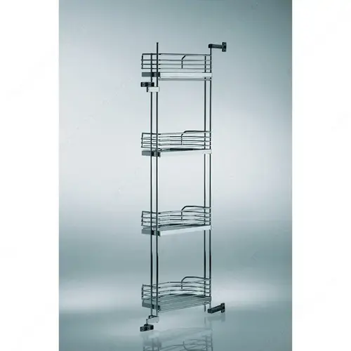 Richelieu Hardware 3441140100 Arena Door Baskets for Tandem Depot System Gray / Chrome