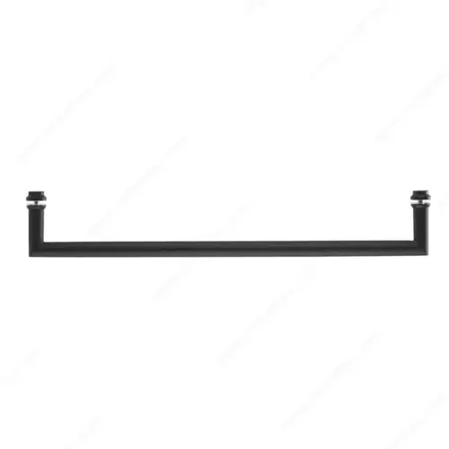Riveo 87O1S10418900 Mitered Round Tubular Towel Bar With Decorative Washers