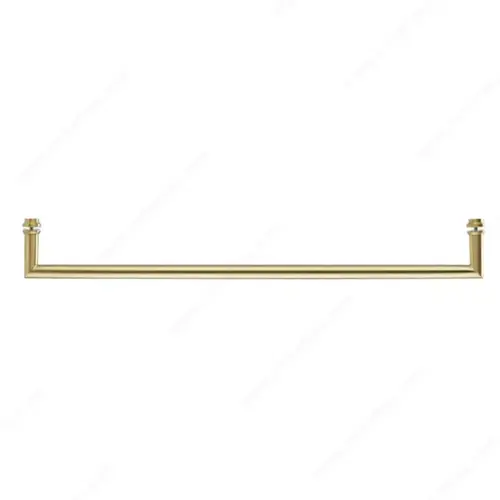 Riveo 87O1S10424160 Mitered Round Tubular Towel Bar With Decorative Washers