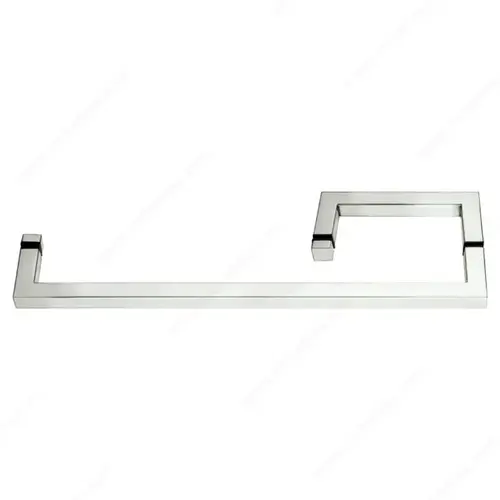 Riveo 87O2S100618171 Square Tubular Handle and Towel Bar Combo, without Washers, 90 degree Corners