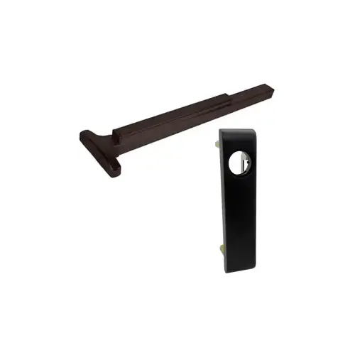 KIT - Narrow Stile CVR Concealed Vertical Rod Exit Device, Escutcheon Nightlatch Trim 718C Less Pull, 36" x 96", Hex Dogging, Reversible Handing, Includes 4188 and 2130 Strikes, Grade 1, 313AN/SP313 Anodized Aluminum, Duranodic Dark Bronze