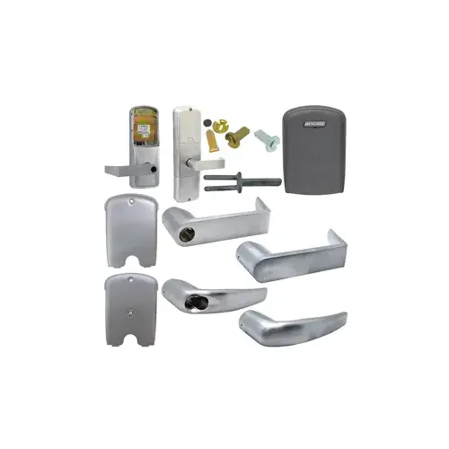 KIT - Multi- Technology Stand Alone Apartment Mortise Lock, Athens Lever with SFIC Prep (Small Format IC Core not Included), Satin Chrome 626