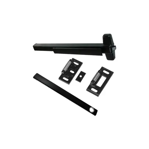 KIT - Cylinder Dogging, Rim Exit Device, Exit Only No Trim, 48", 264 Roller Strike, Grade 1, 711/315 Flat Black