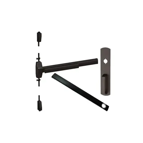 KIT - Cylinder Dogging, SVR Surface Vertical Rod Exit Device, 990NL Nightlatch Trim, 36" x 84", Grade 1, 710/313 Dark Bronze