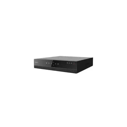 4K NVR with PoE, 16 Channel, 1.5U, 4x Sata, No HDD, ONVIF & RTSP, H265+/H.265 Dual-Stream, NDAA, Black