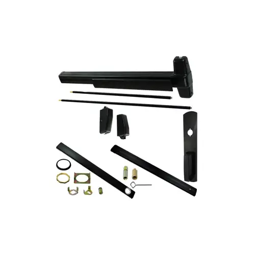 KIT - Cylinder Dogging, SVR (Surface Vertical Rod) Exit Device, 990NL Nightlatch Pull Trim, Non-Handed, 36" x 84", Grade 1, 711/315 Flat Black