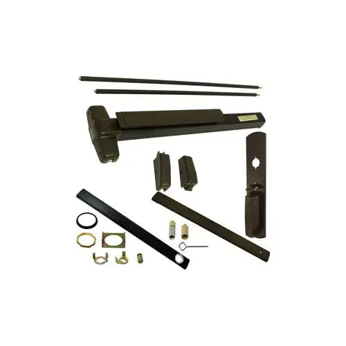 KIT - Cylinder Dogging, SVR (Surface Vertical Rod) Exit Device, 990TP Thumb Piece Trim, Non-Handed, 36" x 84", Grade 1, 710/313 Dark Bronze