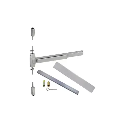 KIT - LD (Less Dogging), SVR (Surface Vertical Rod) Smooth Exit Device Only, No Trim, 48" x 84", Grade 1, 630/US32D Stainless Steel