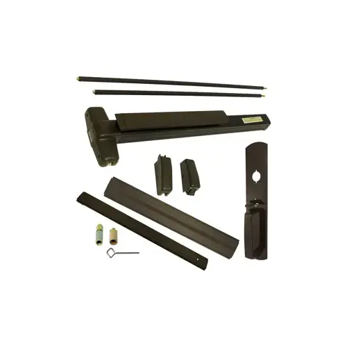 KIT - Less Dogging, SVR (Surface Vertical Rod) Grooved Exit Device, 990TP Thumb Piece Trim, 48" x 84", Grade 1, 710/US11P Dark Bronze