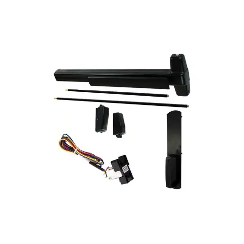 KIT - RX (Request to Exit Switch), SVR (Surface Vertical Rod) Grooved Exit Device, 990DT Dummy Pull Trim, 48" x 84", Grade 1, 711/US19 Flat Black