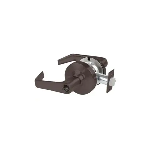 KIT - Grade 2, Office Saturn Lever, Key in Lever, Less Cylinder, 2-3/8" Backset, ANSI Strike, Oil Rubbed Bronze 613, US10B