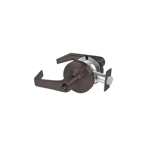 KIT - Grade 2, Entry Saturn Lever, Key in Lever, Less Cylinder, 2-3/8" Backset, ANSI Strike, Aged Bronze 643E, US11