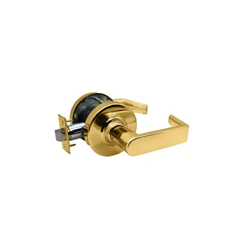 KIT - Grade 2, Passage Rhodes Lever, 2-3/8" Backset, ANSI Strike, Satin Bronze 612, US10