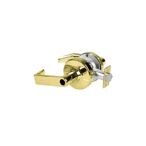 KIT - Grade 2, Entry Rhodes Lever, Key in Lever, Less Cylinder, 2-3/4" Backset, ANSI Strike, Bright Brass 605, US3