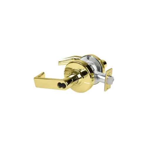 KIT - Grade 2, Entry Rhodes Lever, FSIC Prep (Schlage Large Format IC, Less Core), 2-3/4" Backset, ANSI Strike, Bright Brass 605, US3