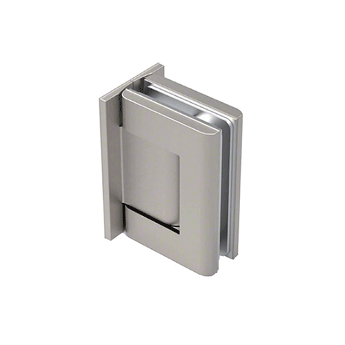 CRL H8010JCBS Brushed Stainless Oil Dynamic Full Back Plate Wall-to-Glass Hinge - Hold Open