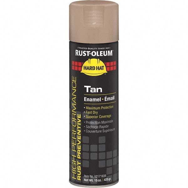 Rust-Oleum V2171838 Enamel Spray Paint: Tan, Gloss, 15 oz | eBay