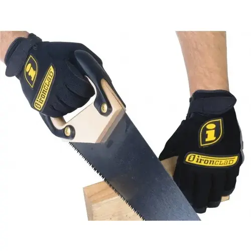 Ironclad GUG-02-S Cut-Resistant Gloves: Size Small, ANSI Cut A2, Series GENERAL UTILITY