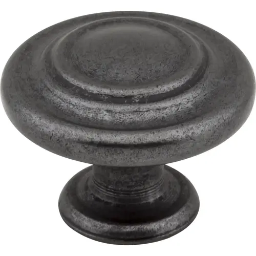 Arcadia 1-5/16" Diameter Mushroom Knob Gun Metal