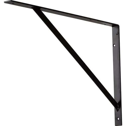 Normal Utility Brackets Hardware Resources 1421MB Matte Black Heavy-Duty Shelf Utility Bracket ...