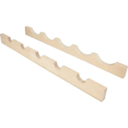 24" Maple Bottle Rack Unfinished