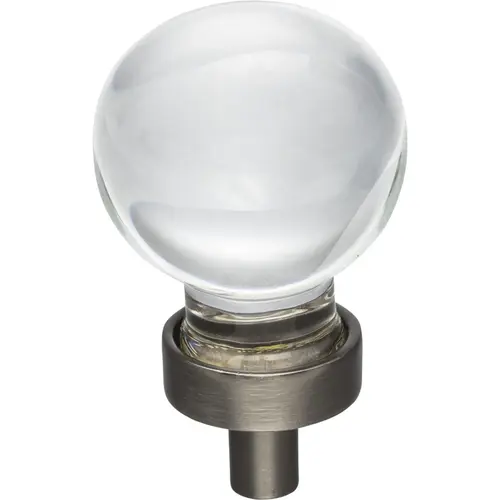 Jeffrey Alexander G130BNBDL Harlow 1-1/16" Diameter Round Knob Brushed Pewter