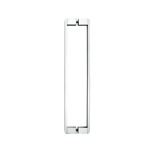 CRL HDTB1CH Polished Chrome 18" Back-to-Back Heavy-Duty Rectangular Tubing Towel Bar