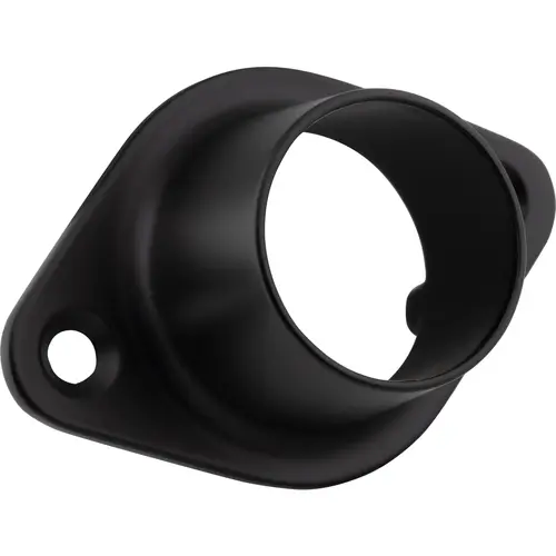 Hardware Resources M7260-MB Matte Black Closed Screw-In Mounting Bracket for 1" and 1-1/16" Round Closet Rods
