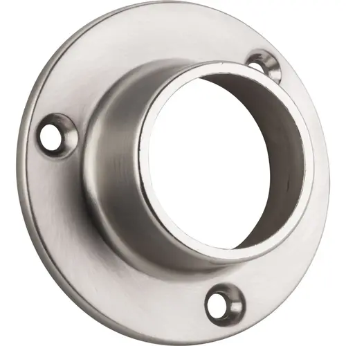 Hardware Resources M7360-SN Satin Nickel Closed Screw-In Mounting Bracket for 1-5/16" Round Closet Rods
