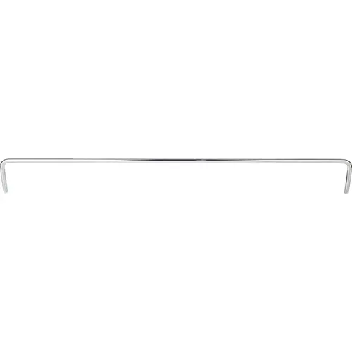 Hardware Resources RAIL-17-PC 17-7/16" Metal Shelf Rail Polished Chrome