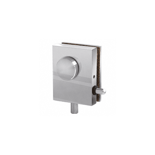 Polished Stainless Light Duty Stacking Partition Bottom Patch Lock